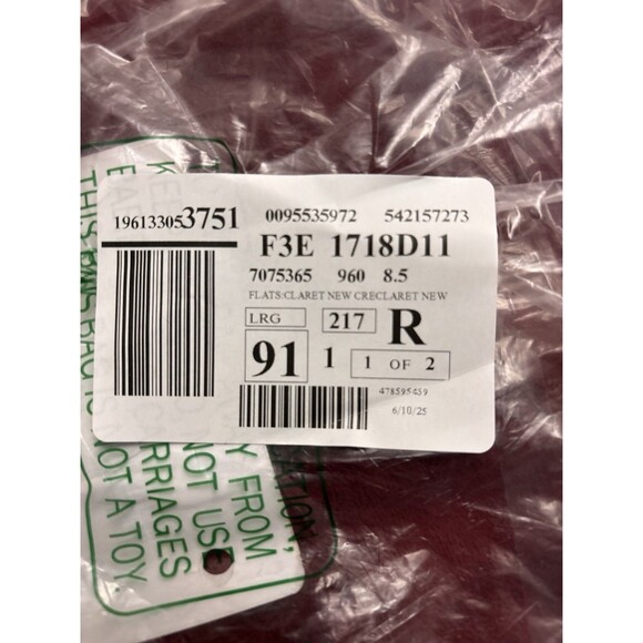 Tory Burch T Monogram Soft Croco Embossed Flatform Espadrille Shoe Sz 8.5  $298 - Picture 6 of 6